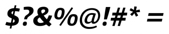 Qubo Bold Italic Font OTHER CHARS