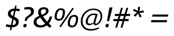Qubo Italic Font OTHER CHARS