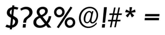 Quebec Serial Medium Italic Font OTHER CHARS