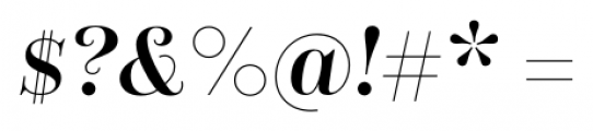Questa Grande Medium Italic Font OTHER CHARS