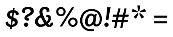Questa Sans Medium Italic Font OTHER CHARS