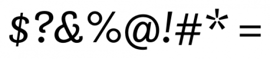 Questa Slab Italic Font OTHER CHARS