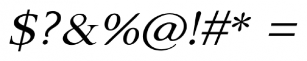 Questal Italic Font OTHER CHARS