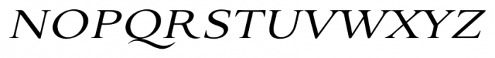 Questal Italic Font UPPERCASE