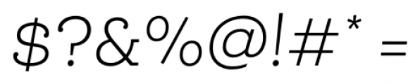 Queulat Alt Light Italic Font OTHER CHARS