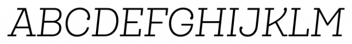 Queulat Condensed Alt Light Italic Font UPPERCASE
