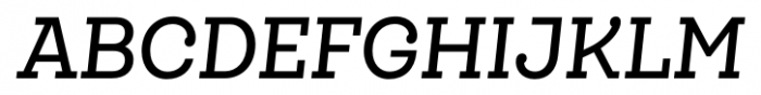Queulat Condensed Alt Medium Italic Font UPPERCASE