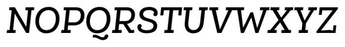 Queulat Condensed Alt Medium Italic Font UPPERCASE