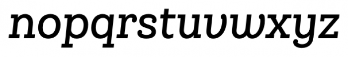 Queulat Condensed Alt Medium Italic Font LOWERCASE
