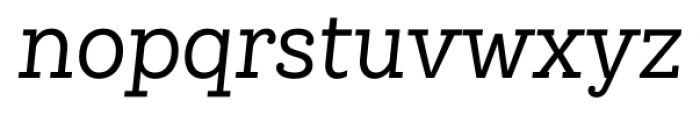 Queulat Condensed Italic Font LOWERCASE