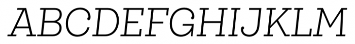 Queulat Condensed Light Italic Font UPPERCASE