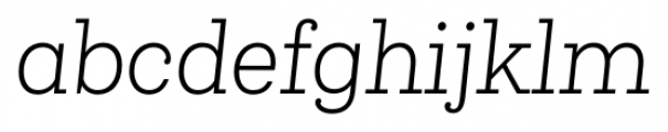 Queulat Condensed Light Italic Font LOWERCASE