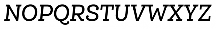 Queulat Condensed Medium Italic Font UPPERCASE