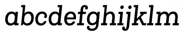 Queulat Condensed Medium Italic Font LOWERCASE