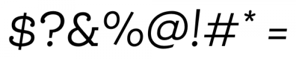 Queulat Italic Font OTHER CHARS