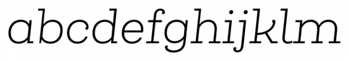 Queulat Light Italic Font LOWERCASE