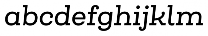 Queulat Medium Italic Font LOWERCASE