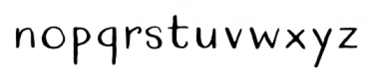 Quimbly Regular Font LOWERCASE