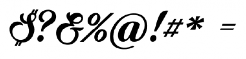 Quincho Script Regular Font OTHER CHARS