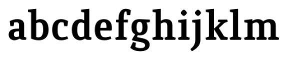 Quiroga Serif Pro Bold Font LOWERCASE