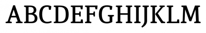 Quiroga Serif Pro DemiBold Font UPPERCASE