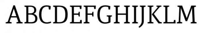 Quiroga Serif Pro Regular Font UPPERCASE