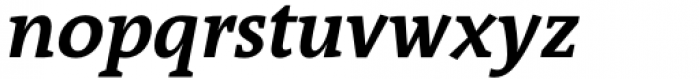 Qua Text Bold Italic Font LOWERCASE