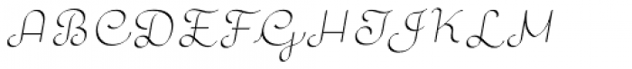 Quaderno Calligraphic Slanted Font UPPERCASE