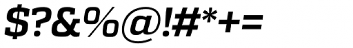 Quadon Bold Italic Font OTHER CHARS