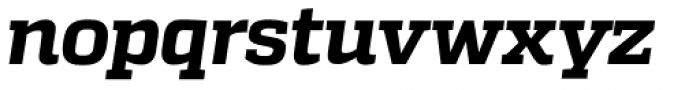Quadon ExtraBold Italic Font LOWERCASE