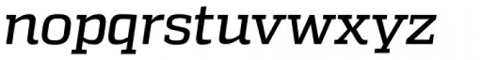 Quadon Medium Italic Font LOWERCASE