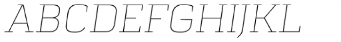 Quadon Thin Italic Font UPPERCASE