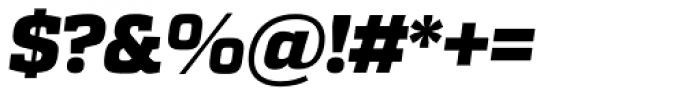 Quadon UltraBold Italic Font OTHER CHARS