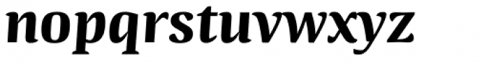 Quador Bold Italic Font LOWERCASE