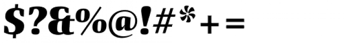 Quador Extra Bold Italic Font OTHER CHARS