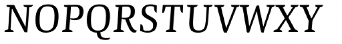 Quador Italic Font UPPERCASE