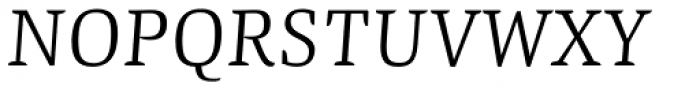 Quador Light Italic Font UPPERCASE