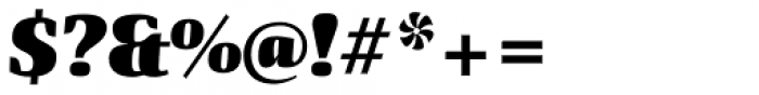 Quador Ultra Bold Italic Font OTHER CHARS