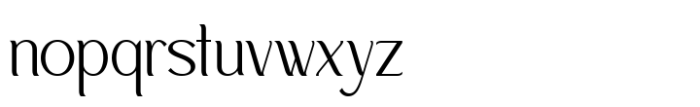 Quadrant Regular Font LOWERCASE