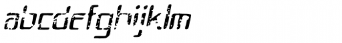 Quadrat Old Italic Font LOWERCASE