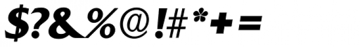 Quadrat Serial Bold Italic Font OTHER CHARS