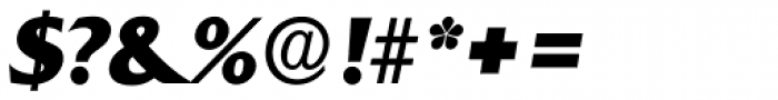 Quadrat Serial ExtraBold Italic Font OTHER CHARS