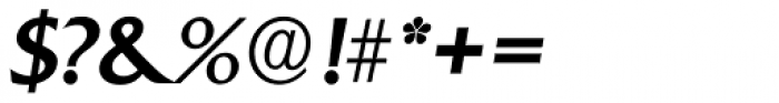 Quadrat Serial Italic Font OTHER CHARS