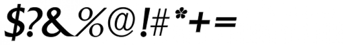 Quadrat Serial Light Italic Font OTHER CHARS