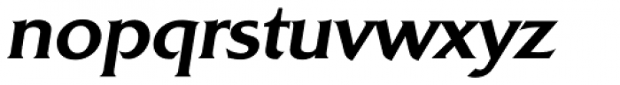 Quadrat Serial Medium Italic Font LOWERCASE