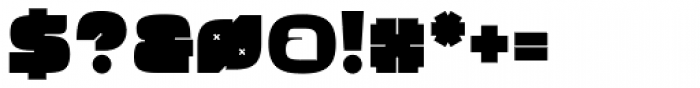 Quadratish Serif Black Font OTHER CHARS