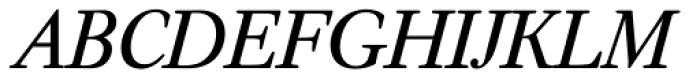 Quadriga BQ Italic Font UPPERCASE