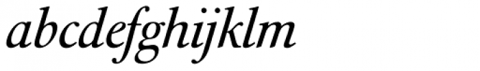 Quadriga BQ Italic Font LOWERCASE