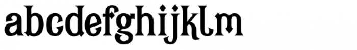 Quadrim Bold Condensed Font LOWERCASE