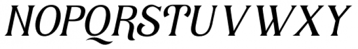 Quadrim Light Italic Font UPPERCASE
